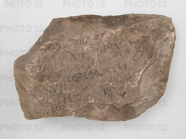 Ostrakon, Coptic, 600.