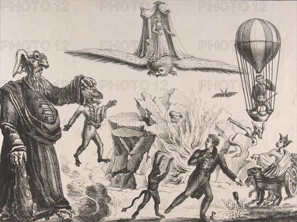 Monsters, Monkeys, and Men, ca. 1820.