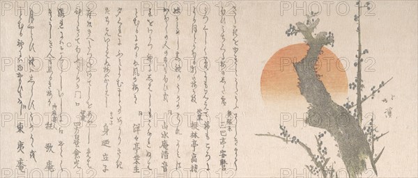 Rising Sun and Plum Tree, 19th century.