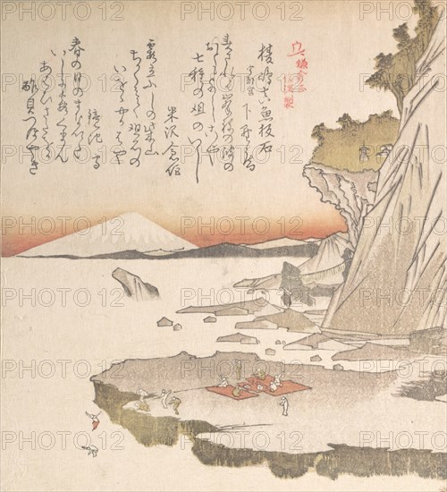 History of Kamakura: Enoshima Island, 19th century.