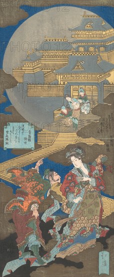 Scene in Gekkyuden - Dream of the Moon Palace, 1831.