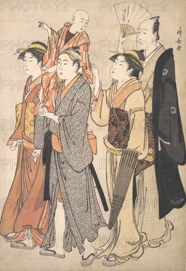 Ichikawa Danjuro V and His Family, 1782.