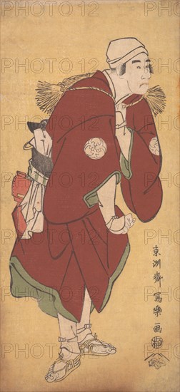 Bando Mitsugoro II as the Farmer Asakusa no Jirosaku, 1794-95.