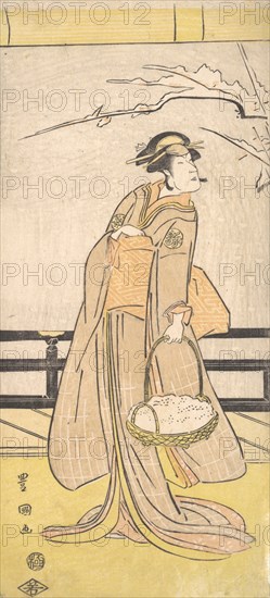 Nakayama Tomisaburo in a Female Role, ca. 1790-1825.