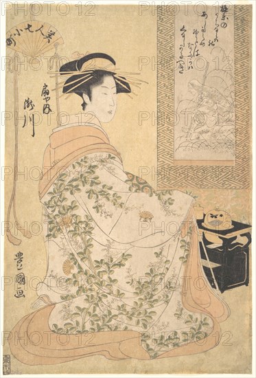 Takigawa of the Ogiya Pleasure House, early 19th century.