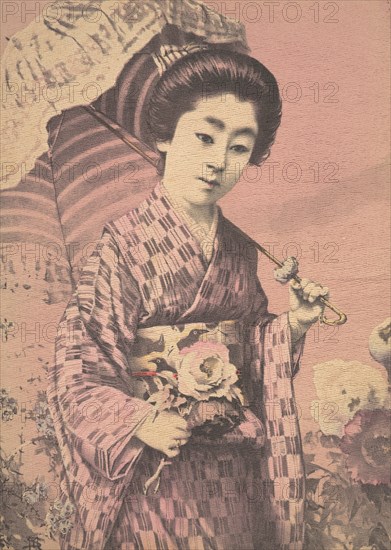 Girl Carrying a Parasol, ca. 1900?.