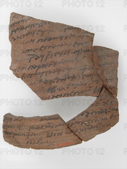 Ostrakon with a Letter from Hello to Joseph, Coptic, 580-640.