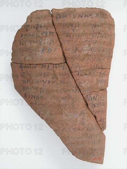 Ostrakon with a Letter to Elias, Coptic, 600.