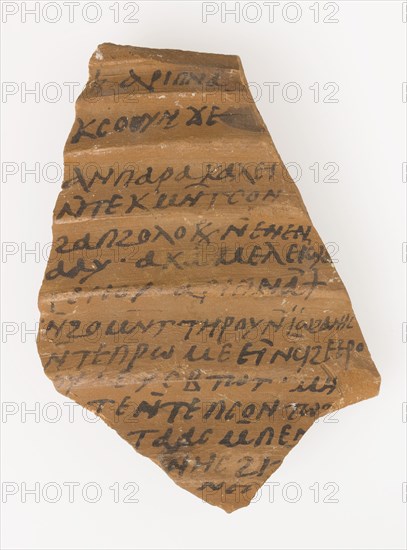 Ostrakon from the Brethren (?) to John, Coptic, 580-640.