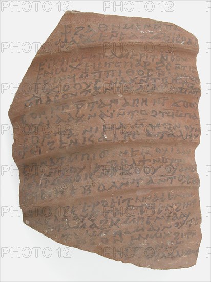 Ostrakon with a Letter from Frange to Enoch, Coptic, 580-640.