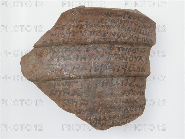 Ostrakon with a Letter from Frange to Enoch, Coptic, 600.