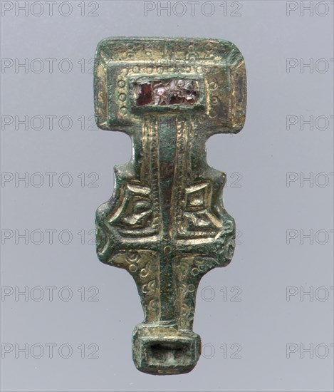 Miniature Square-Headed Brooch, Anglo-Saxon, first half 6th century.