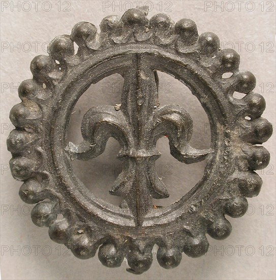 Badge with Lily of Purity, British, 14th-15th century.