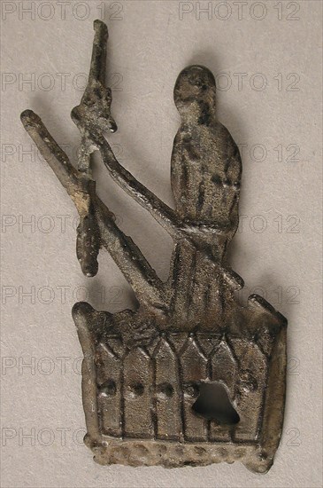Badge with Figure, British, 14th-15th century.