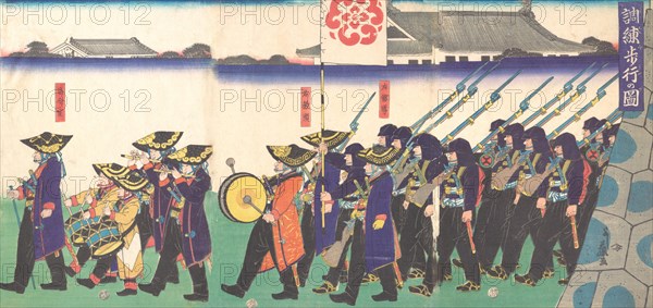 Parade of the Emperor's Troops, 1867.