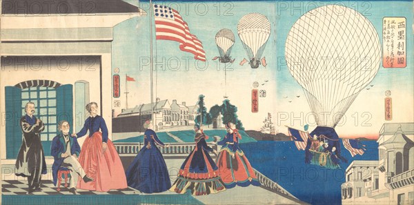 ?America?: Enjoying Hot Air Balloons , 1867.