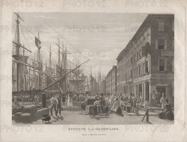 South St. from Maiden Lane, 1834.