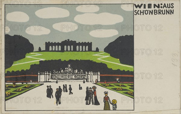 Vienna: From Schönbrunn (Wien: Aus Schönbrunn), 1908.