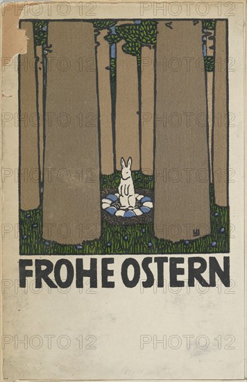 Happy Easter (Frohe Ostern), 1908.