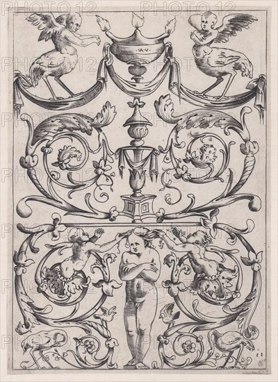 Ornamental Panel, ca. 1514-36.