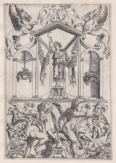 Ornamental Panel, ca. 1514-36.