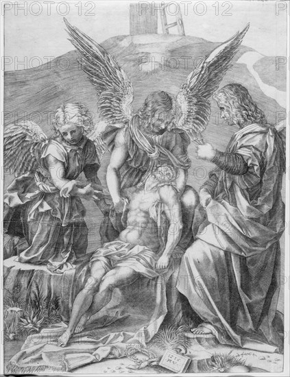 The Body of Christ Supported by Three Angels, 1516.