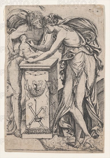 Apollo and the Spirit of Sculpture, 1607-61.