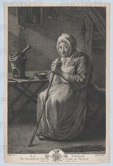 The Old Woman; from the Office of The Count of Vence, 1782-97.