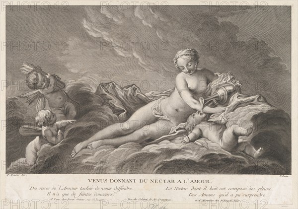 Venus Giving Nectar to Cupid, 18th century.