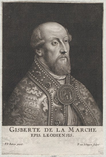Portrait of Gisbert de la Marche, Bishop of Liège, ca. 1645-55.