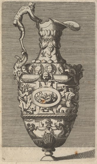 Vase with a River God in an Oval Medallion, 17th century (late).