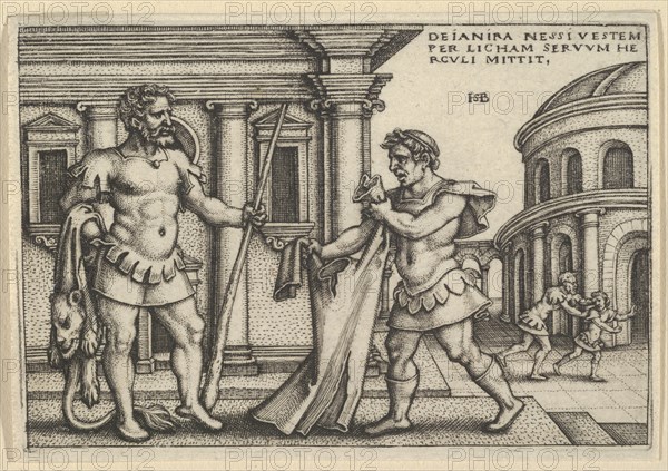 Lichas Bringing the Garment of Nessus to Hercules, from The Labors of Hercules.