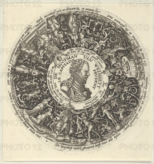 Portrait of William I of Orange, from a Series of Tazza Designs, ca. 1588.