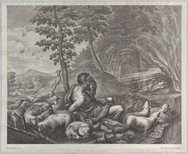 Jacob guarding Laban's flock, 1613-24.