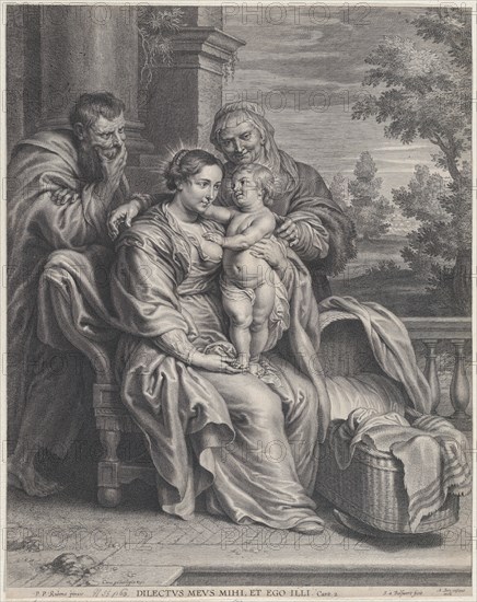 The Holy Family with Saint Anne, ca. 1625-35.