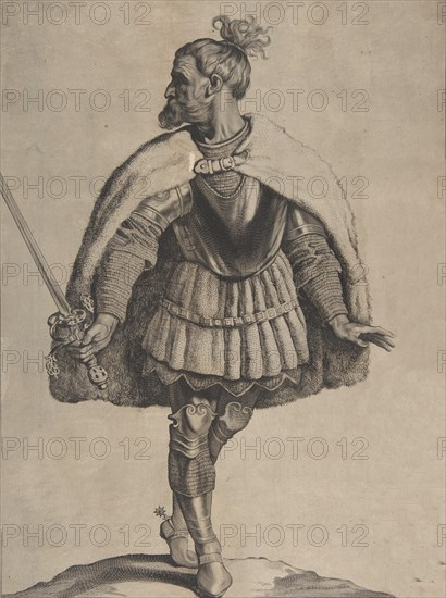 Svevus, from the series Peplus, sive Gothorum, Heruolorum..., 1650.