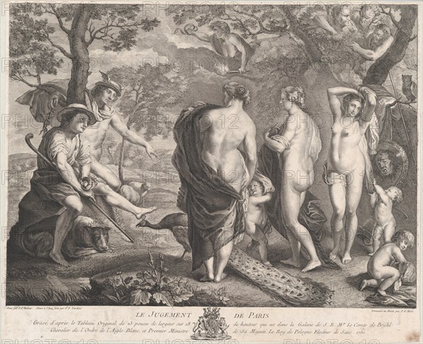 The Judgment of Paris, 1750.