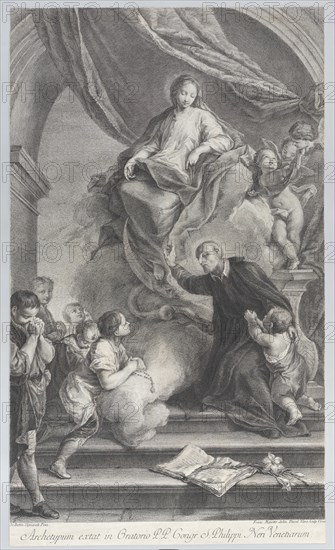 The Virgin appearing to San Filippo Neri, 1760-1819.