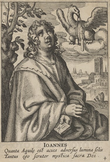 John, from The Four Evangelists, 1610-20.