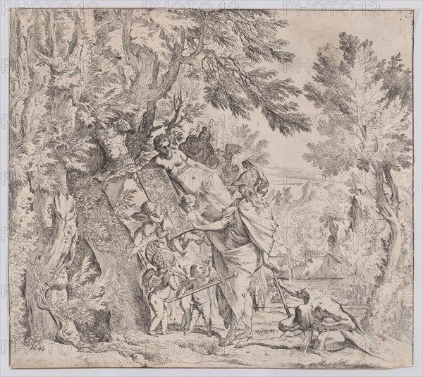 Venus giving arms to Aeneas, ca. 1638-40.