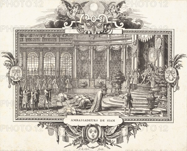 Ambassador of Siam before Louis XIV,.n.d.