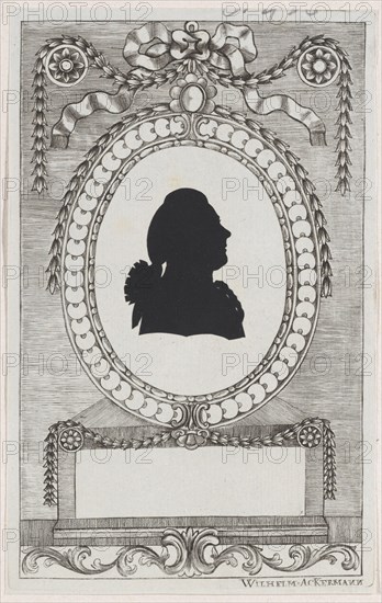 Silhouette of Graf Leopold Kinigl, 1784-1834.