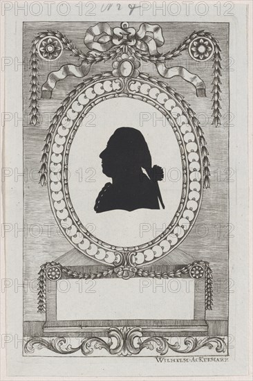 Silhouette of Graf Ferrari, 1784-1834.