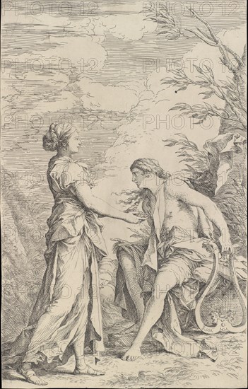 Apollo and the Cumaean Sibyl, ca. 1661.