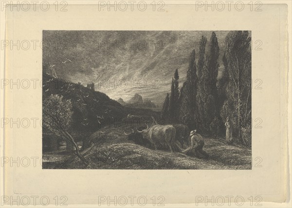 The Early Ploughman, or The Morning Spread Upon the Mountains, before 1861.