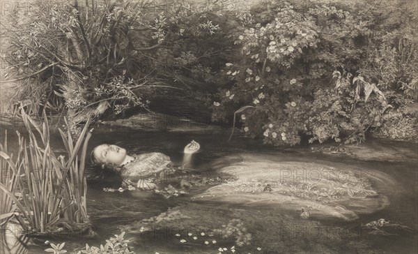 Ophelia (Shakespeare, Hamlet, Act 4, Scene 7), March 1, 1866.