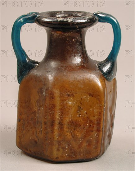 Hexagonal Jug with Handles, Byzantine, 6th-mid-7th century.