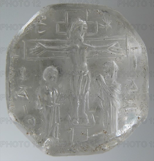 Intaglio Seal with the Crucifixion, Byzantine, 9th-11th century.