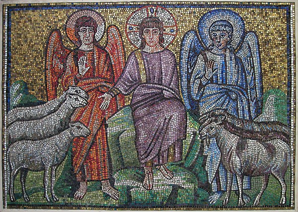 Separation of Sheep and Goats, Byzantine, early 20th century (original dated early 6th century).