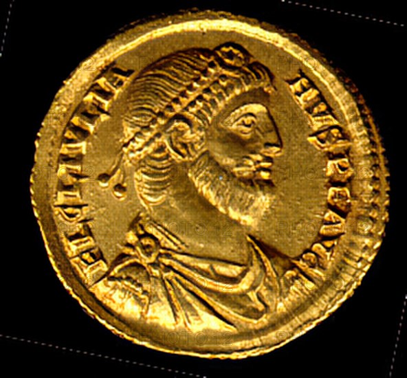 Gold Solidus of Julian (361-63), Byzantine, 361-363.